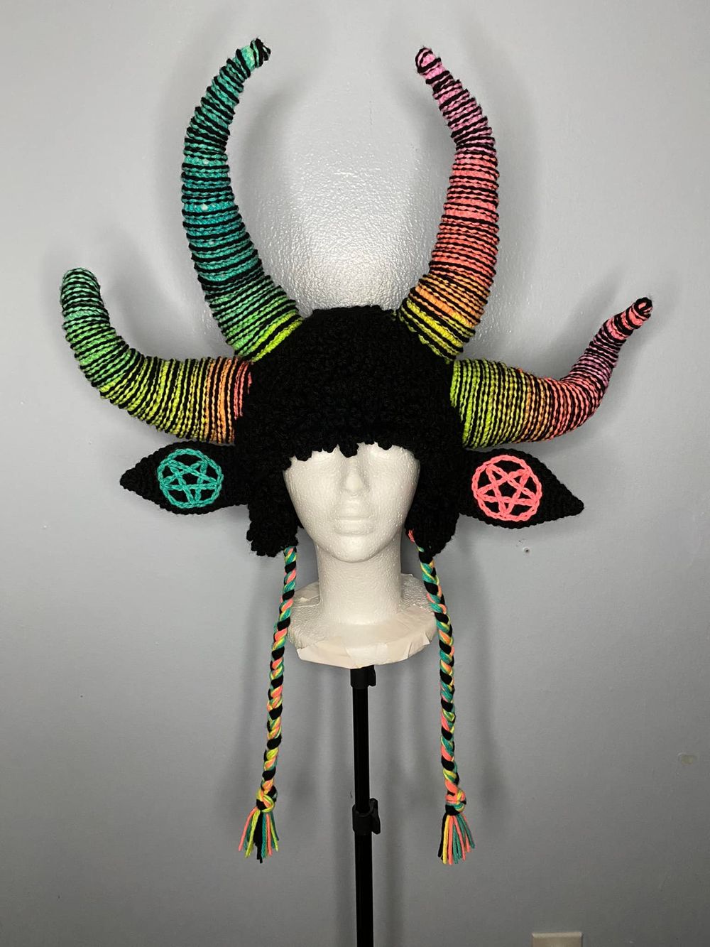 Black Licorice Candy Demon Hat