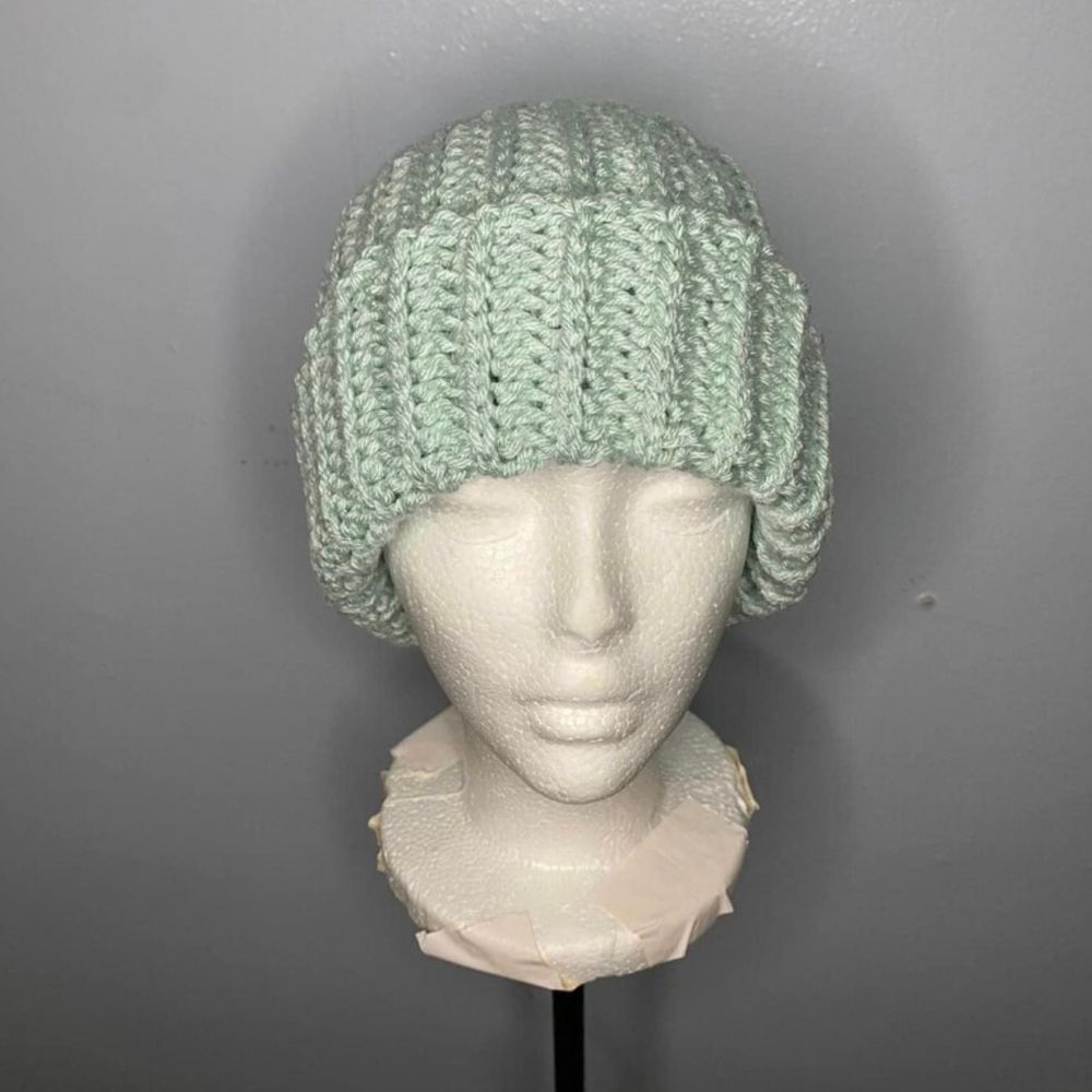 Ice Blue Beanie